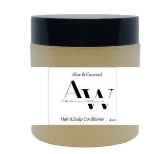 AW Aloe & Coconut Hair & Scalp Conditioner 4oz, made in USA for all hair types